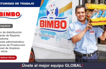 GRUPO BIMBO ha publicado una reciente oferta de empleo