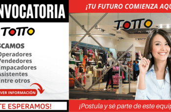 TOTTO INTERNACIONAL está interesado en encontrar profesionales como tú para formar parte de su equipo laboral
