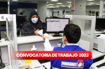 Oferta de empleo RENIEC: Solicita verificadores de residencia y editores de lista
