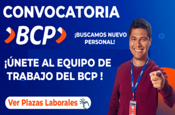 BCP: Necesitamos personal urgentemente