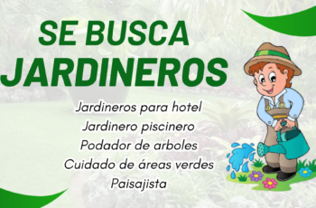Los jardineros tienen la tarea de sustentar los parques