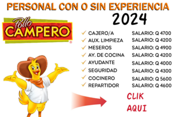 DON POLLO: Reconocida empresa del país sondeo nuevos empleados