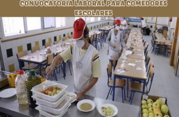 El comedor escolar rebusca personal