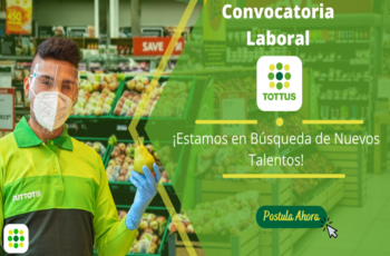 Tottus busca reponedores: Descubre más de 30 vacantes laborales.