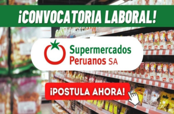Se buscan nuevos integrantes para trabajar en Supermercados Peruanos.