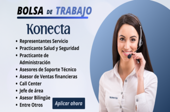 KONECTA te invita a formar parte de su familia laboral
