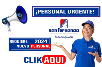 San Fernando: Importante cautiverio de mercado abre nuevas ofertas de empleo en enero de 2024