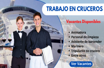 ¡Trabajo en Alta Mar! Empleo en Cruceros
