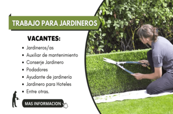 Jardinero ¡Únete a nuestro equipo de paisajismo!