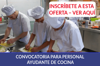 Únete a Nuestro Equipo como Ayudante de Cocina. ¡Aplica Ahora!