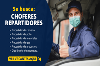 ¡Convocatoria abierta! Choferes repartidores necesarios en diversas empresas.