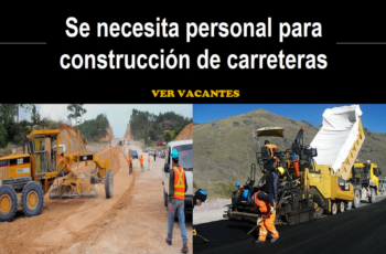 Personal de construcción de caminos o carreteras.
