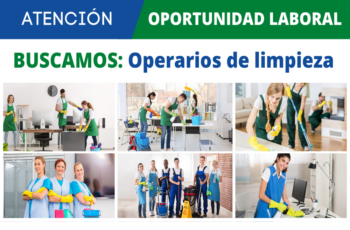 Empleos iniciales disponibles en diversas áreas de limpieza.
