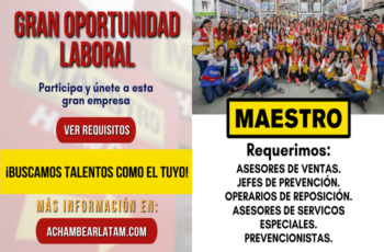 Trabaja en Maestro: Encuentra tu Empleo Ideal