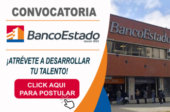 Vacantes Disponibles en Banco Estado de Chile.