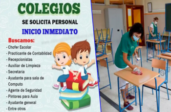 Se contrata personal para un centro educativo