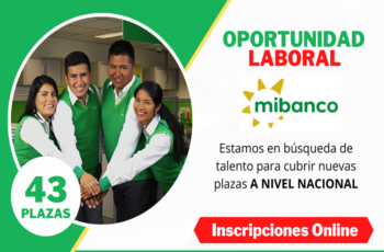 Anuncios de empleo en Mibanco
