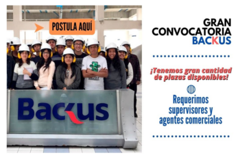 BACKUS Abre su Nueva Convocatoria de Trabajo