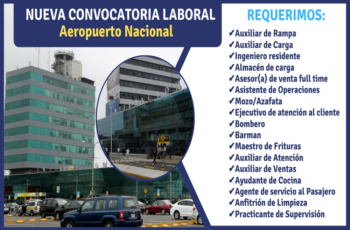 El aeropuerto internacional necesita personal: Conoce las vacantes.