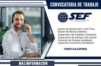 Convocatoria de Empleo en SEF Peru Holding SAC: ¡Aplica Hoy!