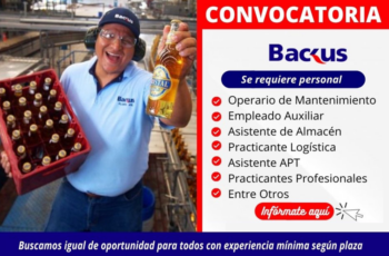 Únete a la familia de UCP Backus y Johnston S.A.A. ¡Empleos disponibles!