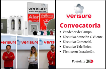 Aviso de Empleo: Verisure Perú tiene nuevas vacantes.