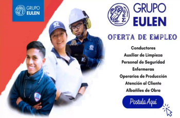 AVISO DE EMPLEO: Grupo Eulen Busca Nuevo Personal