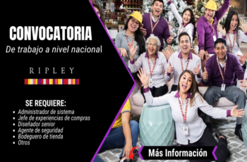 Nuevas Vacantes Disponibles en Ripley: Busca tu empleo ideal