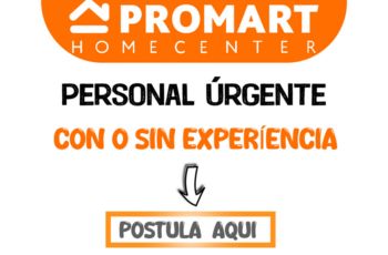 PROMART: Solicita personal para cubrir puestos recientemente disponibles