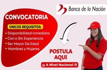 Nuevos empleos en Banco de la Nación 2024 – Aquí están los puestos de trabajo actuales.