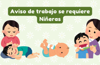 Anuncio de trabajo: Se sondeo niñera
