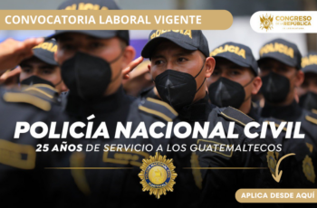 Empleos en la Policía Nacional de Guatemala: Oportunidades de Trabajo